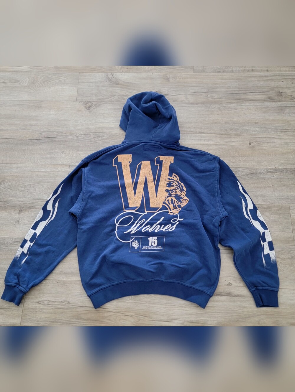 (1 OF 500) Darc Sport Burnout Bishop Hoodie Darc Cobalt Blue sz M - Picture 6 of 8